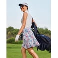 thumbnail image 4 of Pinspark Skorts Skirts for Women with Pockets Golf Skirt 20" Tennis Skirts Athletic High Waisted Skorts Casual, 4 of 6
