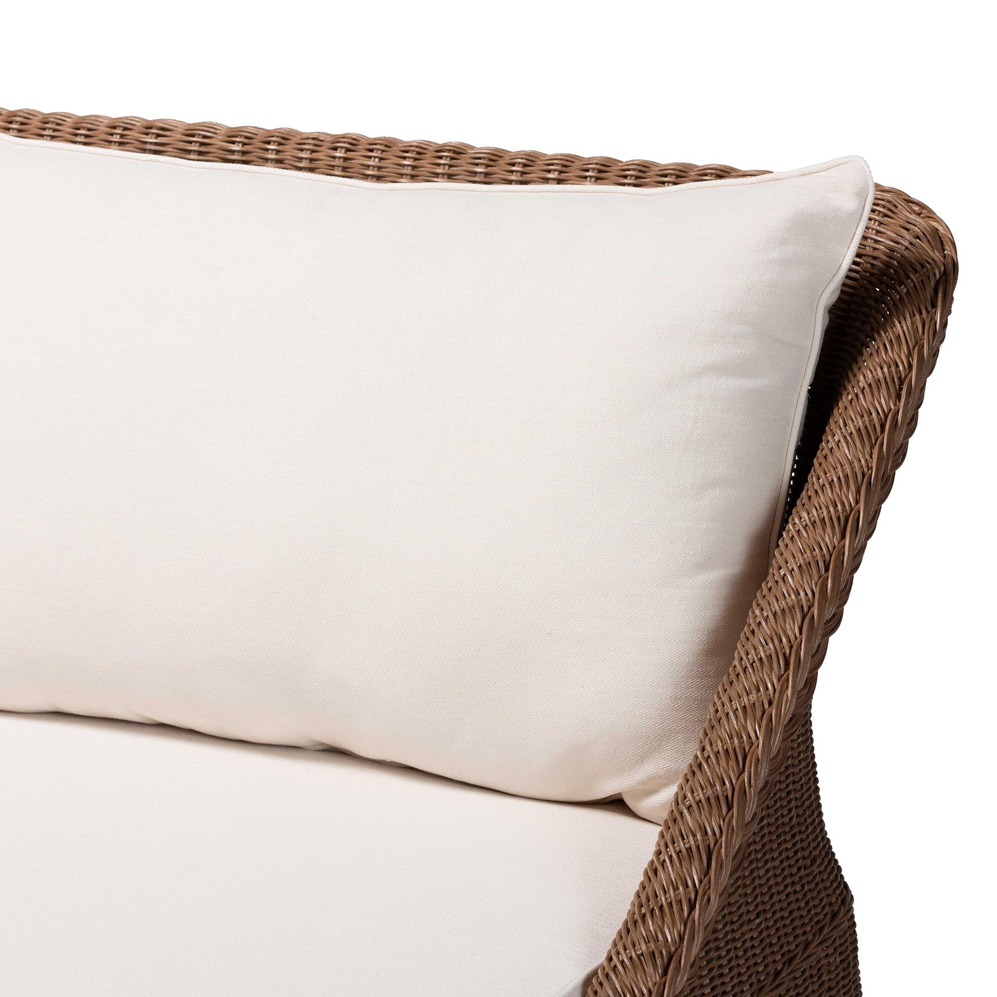 bali & pari Derris Boho Sofa, Peanut Brown