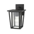 thumbnail image 6 of 1 Light Outdoor Wall Mount In Craftsman Style 7.25 Inches Wide By 11.5 Inches High-Black Finish Z-Lite 571S-Bk, 6 of 7