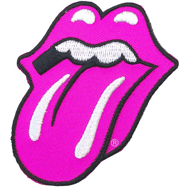 The Rolling Stones - Parche Diseño Lengua Classic (Rosa)