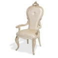 thumbnail image 2 of Michael Amini Platine de Royale Velvet Dining Chair - Set of 2 - Champagne Ivory, 2 of 6