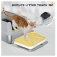 thumbnail image 5 of Stainless Steel Cat Litter Box Extra Large, Anti-Leakage, Easy Clean, Non-Sticky with Scoop & Pad - XL Cat Litter Pan for Multiple Cats, 5 of 9