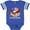 Football Blue and White, variant on Inktastic Memorial Day- Never Forget Our Heroes- Bald Eagle Boys or Girls Baby Bodysuit