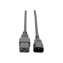 Eaton Tripp Lite Series Power Cord, C19 to C14 - 10A, 100-250V, 16 AWG, 6 ft. (1.83 m), Black - (IEC-320-C19 to IEC-320-C14) 6-ft.