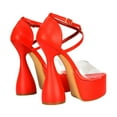 thumbnail image 2 of XY London Womens Sonia Cylindrical Strappy High Heels, 2 of 4