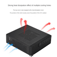 thumbnail image 1 of M06 Mini Desktop Case MINI-ITX PC Chassis Versatile and Efficient Industrial Control Case with Foot Stand, 1 of 7