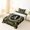 Black Green A, variant on Erosebridal Green Brown Camouflage Twin Sheet Sets 3pcs For Boys Teens,Personalized Initial A Bedding