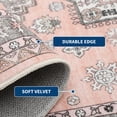 thumbnail image 4 of Living Room Rug 8x10, Washable Boho Area Rug Vintage Low Pile Non Slip Carpet for Bedroom, Dining Room Home Office, 4 of 5