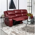 thumbnail image 3 of Camila Tapizada Motion Reclinable Sofá Rojo, 3 of 3