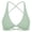 Light Green1, variant on KHONTS Women's Sports Bras Backless Strappy Workout Bra Low Support Gym Bras Rose Gold XL