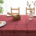 thumbnail image 5 of Cheers US Rectangle Table Cloth Linen Farmhouse Tablecloth Waterproof Anti-Shrink Soft and Wrinkle Resistant Decorative Fabric Table Cover for Kitchen, 5 of 7