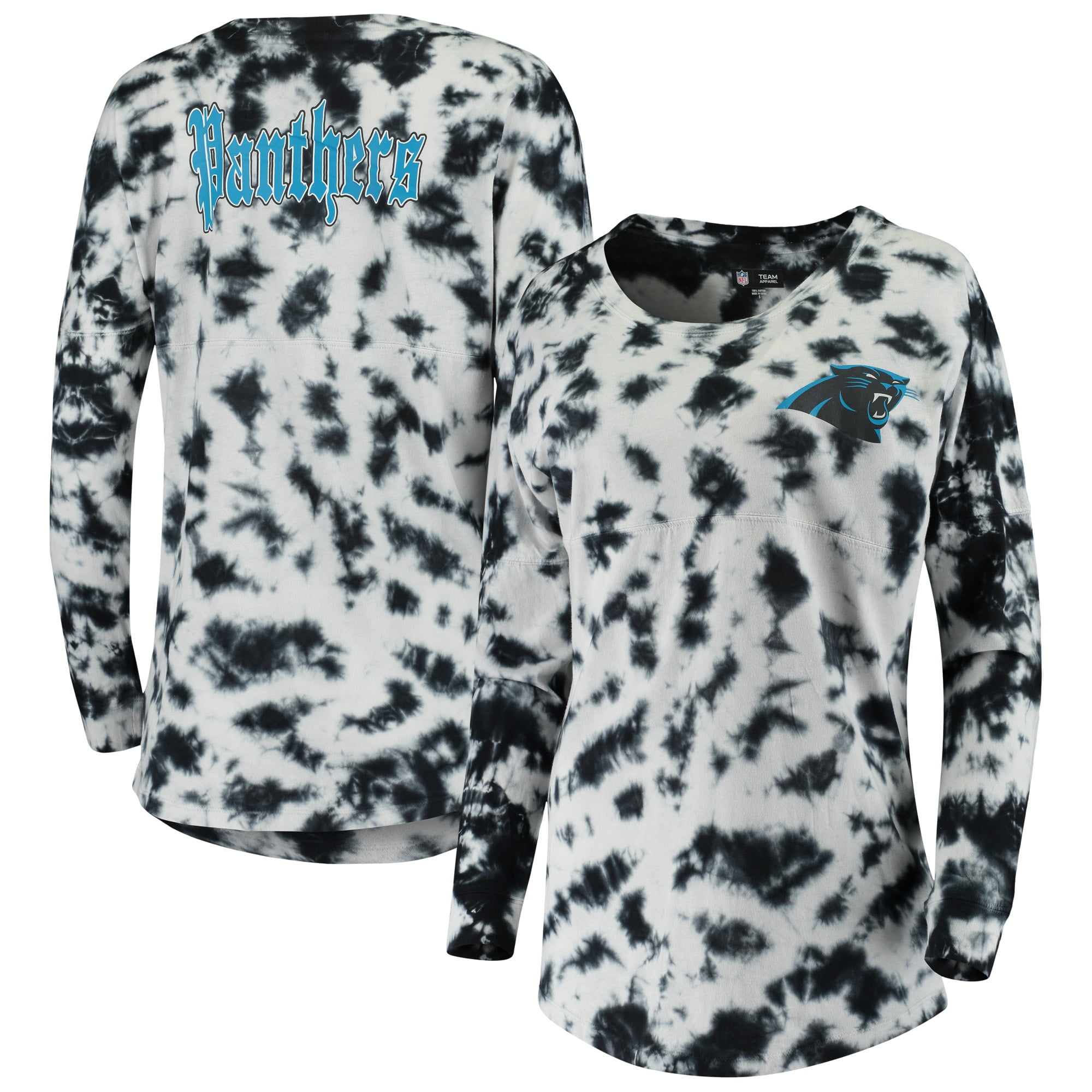 carolina panthers tie dye shirt