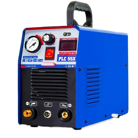 Plasmargon PLC55X CNC High-Frequency Plasma Cutting Machine HF DC Air Plasma Cutter Cut Thickness 12mm Clean for DIY HOME ,Long Lasting