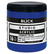 Blick Studio Acrylics - Primary Blue,  16 oz jar