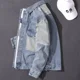 thumbnail image 3 of Abrigo vaquero para hombre, chaqueta vaquera negra para hombre, hombros anchos, empalmados, novedad de 2025, ropa de abrigo holgada lavada para invierno, marca de moda Y2k, 3 of 5