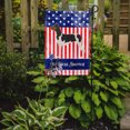 thumbnail image 2 of Carolines Treasures BB8396GF Brazilian Terrier American Flag Garden Size  Small multicolor, 2 of 3