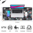 thumbnail image 5 of Long Mouse Pads for Desk,Rottweiler Dog and Flower Floral Desk Mats on Top Of Desks, Desk Mouse Pad Extra Large with 3mm Non-Slip Base and Stitched Edge for Gaming,Office,Work,Home 35.4"x15.7", 5 of 6