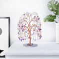 thumbnail image 4 of Árbol del Dinero de cristal natural oso de fresa Feng Shui decoración de prosperidad y Dinero, 4 of 5