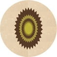 thumbnail image 1 of Ahgly Company Machine Washable Indoor Round Transitional Golden Blonde Gold Area Rugs, 8' Round, 1 of 1