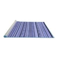 thumbnail image 2 of Ahgly Company Machine Washable Indoor Rectangle Abstract Blue Modern Area Rugs, 2' x 4', 2 of 4