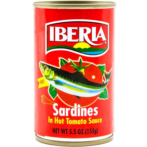 Iberia Sardines in Hot Tomato Sauce, 5.5 oz