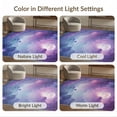 thumbnail image 7 of ODIKA 5'x7' Washable Area Rug Non-Slip, Chair-Friendly Galaxy Pink Kawaii Mermaid Tie Dye Bursts Shaped for Dining Room, Under Table, Home Office, 7 of 7