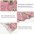 thumbnail image 5 of FORMRS Womens Scarf Winter Soft Long Big Warm Shawls Wrap Tassel Scarves, Pink Gingerbread House, 5 of 9