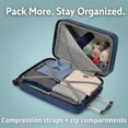 thumbnail image 3 of Skyway Luggage Epic 2.0 3-Piece Set Hardside 8-Wheel Spinner, (20" Carry-on, 24" Medium Check-In & 28" Large Check-In), 3 of 7