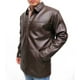 thumbnail image 1 of Chamarra de piel cafe elegante con cuello de solapa para hombre Castelli Leather Authentic Calvin Bomber elegante con cuello de solapa, 1 of 4