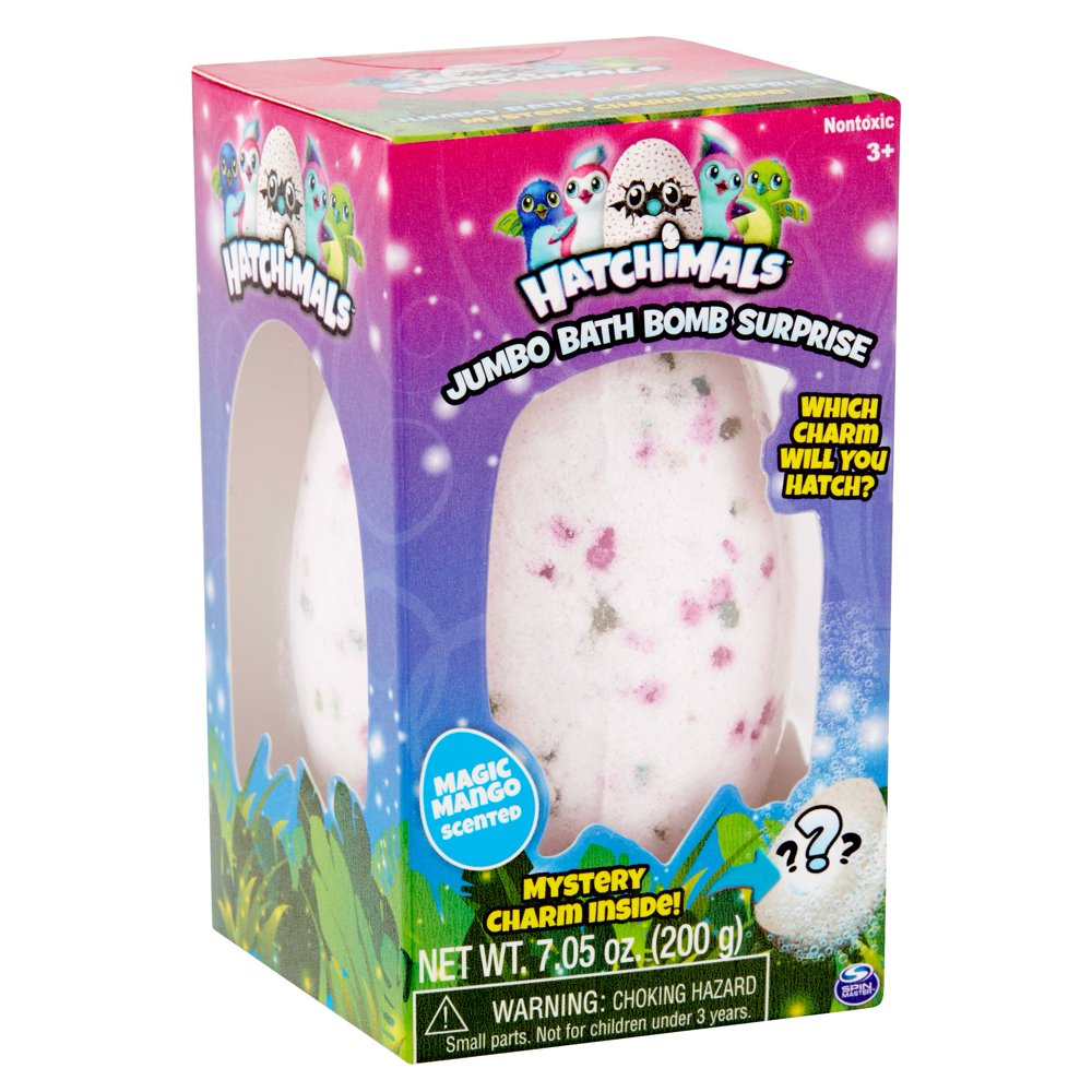 Spin Master Hatchimals Magic Mango Scented Jumbo Bath Bomb Surprise Age