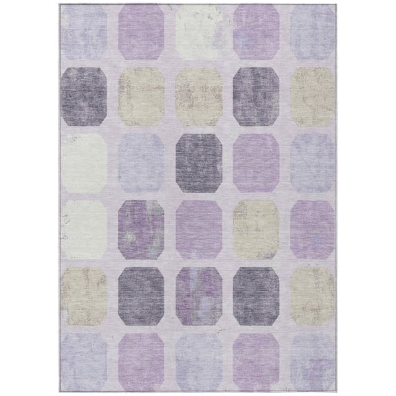 Dalyn Rugs Machine Washable Indoor/Outdoor Chantille ACN2182 Lavender 10' x 14' Rug