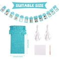 thumbnail image 6 of LNGOOR 1st Birthday Baby Photo Banner, Monthly Milestone Photograph Bunting Garland, First Birthday Celebration Decoration for Newborn to 12 Months (Blue), 6 of 6