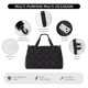 thumbnail image 4 of Disketp Cool Skull Love Bolsa de Viaje Tipo Duffle, Bolso de Mano para Fin de Semana para Mujer, Bolsa de Gimnasio Ligera para Hombre, Esencial para Viajes, 4 of 7