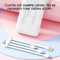 thumbnail image 3 of Power Bank Pila Batería Recargable Kimhi Carga Rapida 20,000mah Portatil Con 4 Cables 1 Puerto Usb Cargador Para Celular Tablet Banco De Energia Con Pantalla Led Y Linterna, 3 of 6