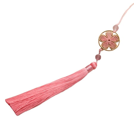 

Juhai Hanfu Pendant Decorate Handmade Attractive Flower Round Tassel Hanfu Pendant
