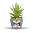 thumbnail image 1 of Jordan National Emblem Country Fake Pineapple Flower Pot Vase Mini Decor, 1 of 3