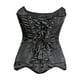 thumbnail image 3 of Camisola moldeadora de cintura con lazo sin espalda de color sólido estilo mujer moda poliéster top, 3 of 3