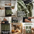 thumbnail image 7 of Handmade Oven Skirts, Oven Skirt Curtain for Door, Oven Curtain Tie Top, Farmhouse Kitchen Décor, Heat-Resistant, Effortless Install, Hide Clutter, for Oven,Dishwashers, Washing Machine, 7 of 7