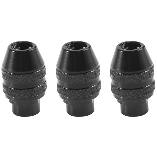 3Pcs Multi Quick Change Keyless Chuck Universal Chuck Replacement for Dremel 4486 Rotary Tools 3000
