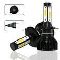 thumbnail image 2 of For Toyota Hilux 2005-2016 2017 2018 2019 LED Headlight Bulbs 4-Sides 9003 H4 High and Low Beam 2pcs, 2 of 10