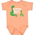 thumbnail image 3 of Inktastic Poppa's Boy Grandson Dinosaur Boys Baby Bodysuit, 3 of 5