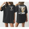 thumbnail image 2 of ALLTB Christian Shirt Women Jesus Oversized Tshirt Rooted in Christ Graphics Tees Tops, 2 of 6