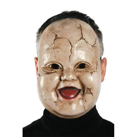 Adult Baby Giggles Toddler Creepy Horror Scary Doll Mask