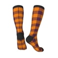 thumbnail image 4 of Balery Fall Buffalo Plaid Fun Novelty Socks Men'S Women'S Crew Socks Funny Crazy Novelty Socks Quirky And Cool Socks, 4 of 9