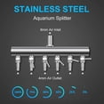 thumbnail image 1 of Aquarium Aeration Pump Distributor Oxygen Pump Accessories Gas Volume Control Valve Tube, 1 of 8