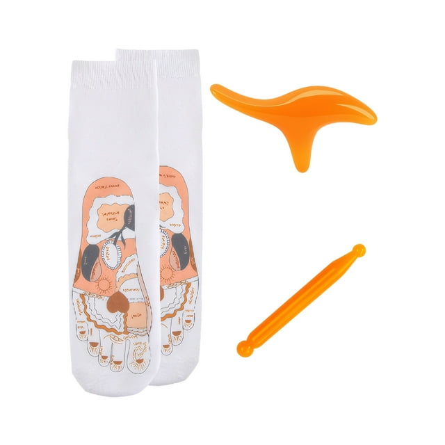 Guardoinrt AssortedColor Reflexology Socks For Effective Foot acupressure to improve Massage At Home Reflexology Socks With Tools