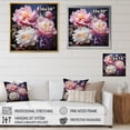 thumbnail image 4 of Designart "Peonies In Asian Painting II" Asian Floater Framed Canvas Art Print, 4 of 7
