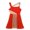 Orange, variant on CHICTRY Womens Sleeveless Low Back Ballet Lyrical Modern Leotard Dancewear