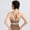 brown, variant on Sports Bra for Women, Scoop Neck Crisscross Back Padded Low Impact Bras Tops for Workout Yoga Gym（white XL）
