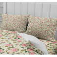 thumbnail image 5 of DOJLIO Full Size Yellow Bedspread Cover Pink Rose Comforter Cover Set Warm atmosphere Bedding Sets Rustic Style Floral for Adult Men Women Bedroom Decorative No Comforter, 5 of 5